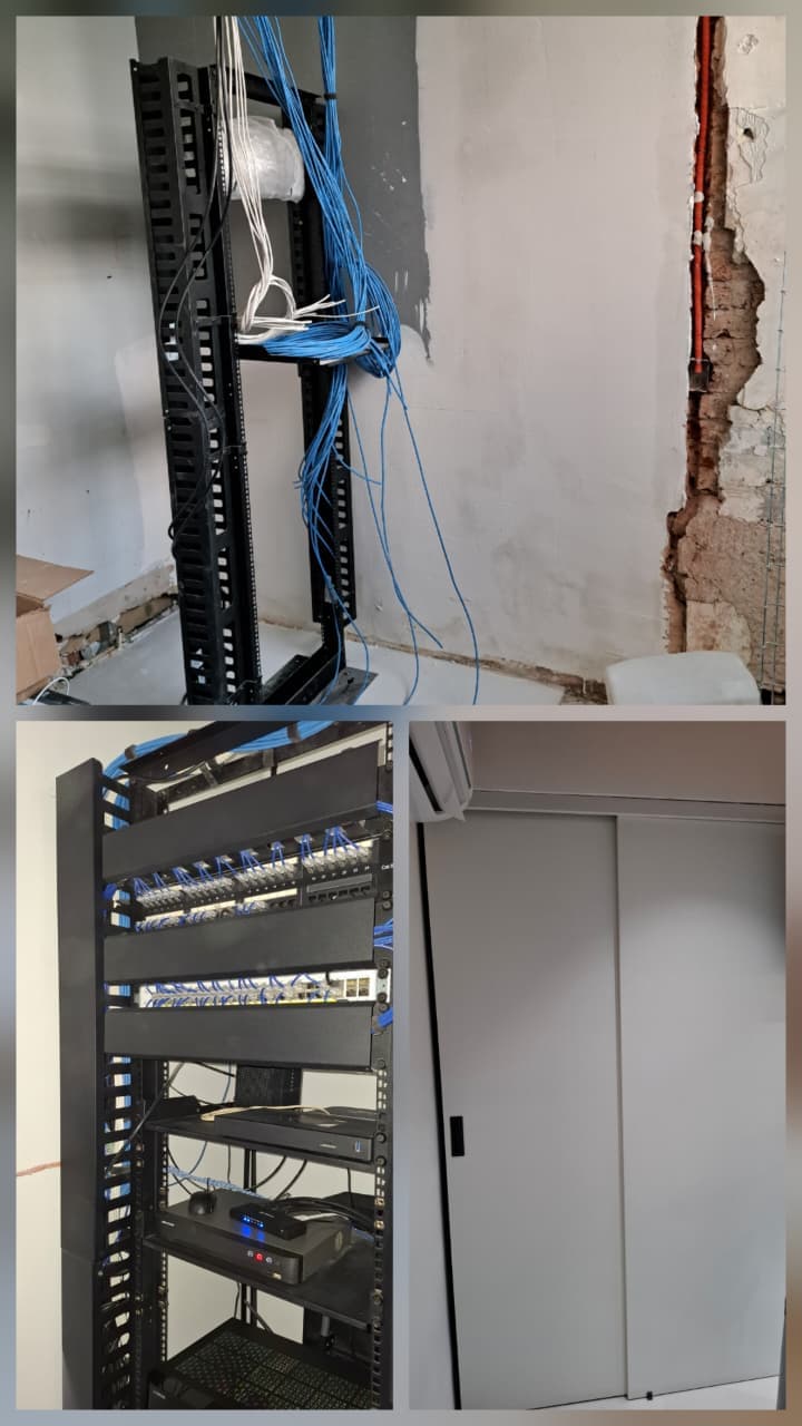 Proyecto de cableado estructurado: antes y después de la obra